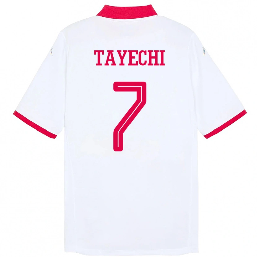 Danxen Kvinnor Tunisien Fedi Tayechi #7 Vit Bortatröja Matchtröjor 24-26 Tröjor T-Tröja