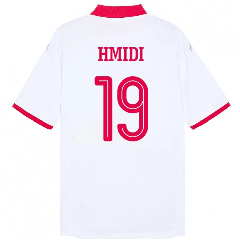 Danxen Kvinnor Tunisien Baraket Hmidi #19 Vit Bortatröja Matchtröjor 24-26 Tröjor T-Tröja