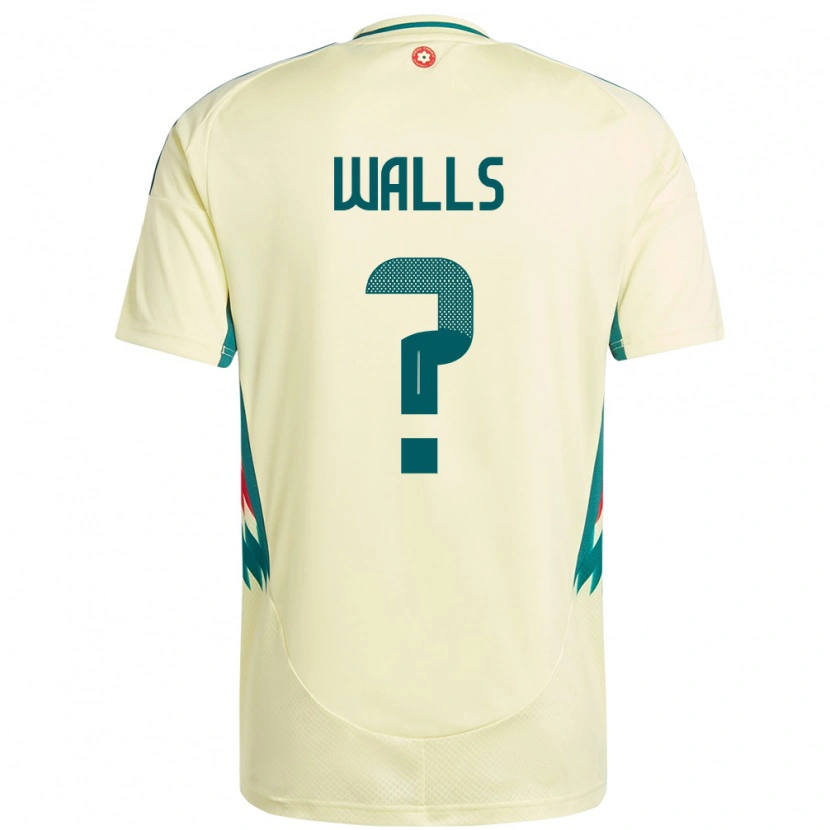 Danxen Kvinnor Wales Archie Walls #0 Beige Gul Bortatröja Matchtröjor 24-26 Tröjor T-Tröja