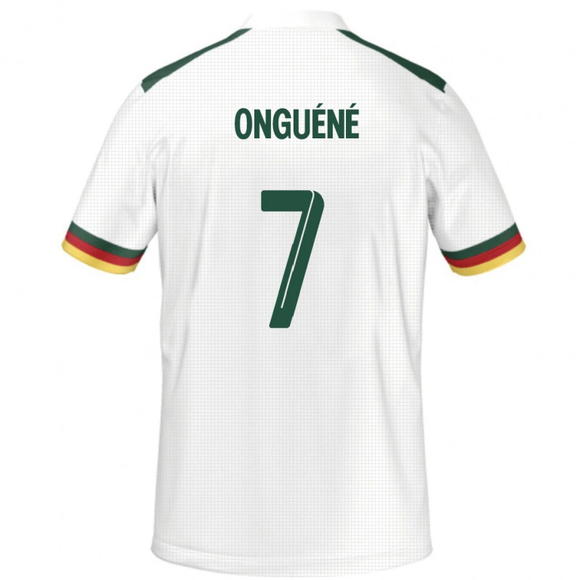 Danxen Kvinnor Kamerun Gabrielle Onguene #7 Vit Bortatröja Matchtröjor 24-26 Tröjor T-Tröja