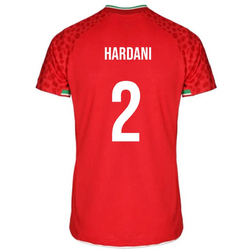 Danxen Kvinnor Iran Saleh Hardani #2 Röd Bortatröja Matchtröjor 24-26 Tröjor T-Tröja