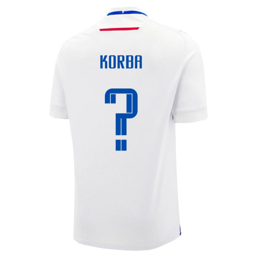 Danxen Kvinnor Slovakien Rastislav Korba #0 Vit Bortatröja Matchtröjor 24-26 Tröjor T-Tröja