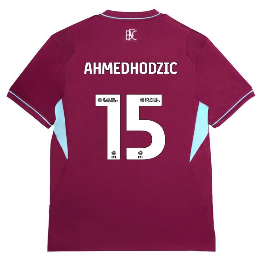 Danxen Kvinnor Anel Ahmedhodzic #15 Vinröd Grön Hemmatröja Matchtröjor 2026/27 Tröjor T-Tröja
