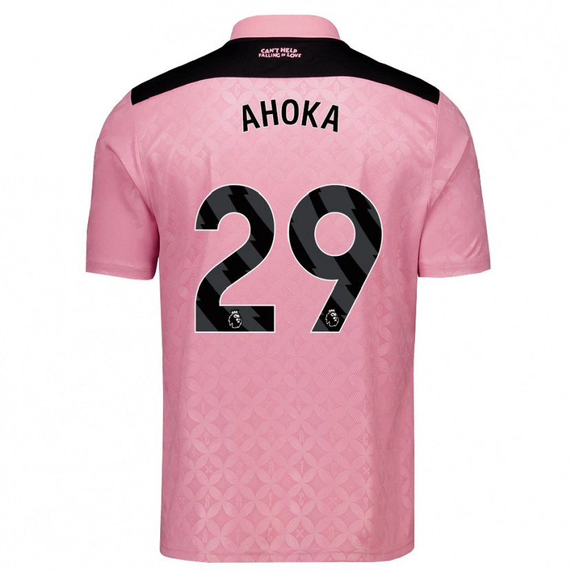 Danxen Kvinnor Jules Ahoka #29 Ljusrosa Svart Bortatröja Matchtröjor 2026/27 Tröjor T-Tröja