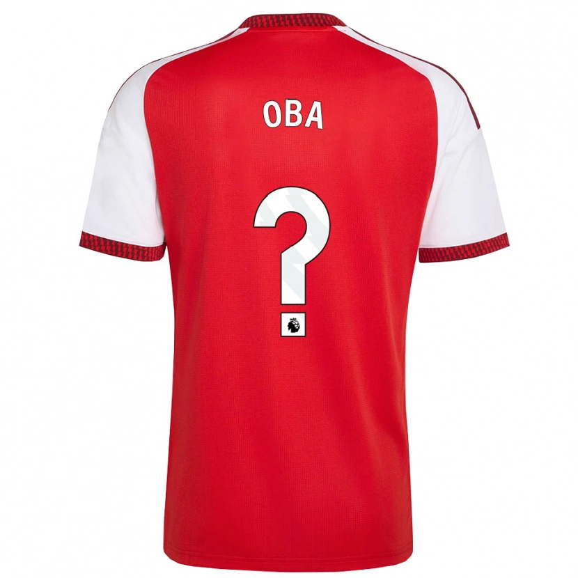 Danxen Kvinnor Jayden Oba #0 Röd Vit Svart Hemmatröja Matchtröjor 2026/27 Tröjor T-Tröja