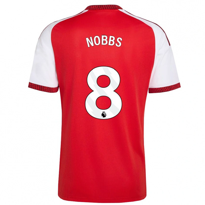 Danxen Kvinnor Nobbs #8 Röd Vit Svart Hemmatröja Matchtröjor 2026/27 Tröjor T-Tröja