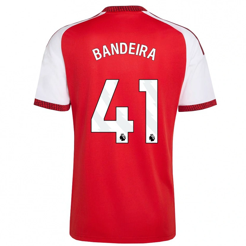 Danxen Kvinnor Mauro Bandeira #41 Röd Vit Svart Hemmatröja Matchtröjor 2026/27 Tröjor T-Tröja