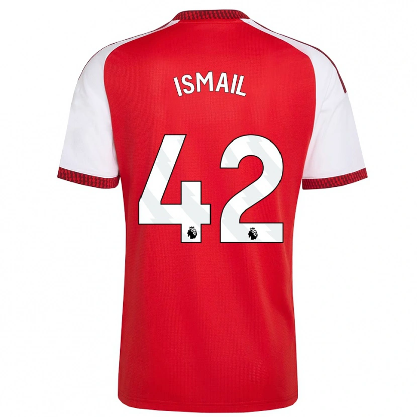 Danxen Kvinnor Cam'ron Ismail #42 Röd Vit Svart Hemmatröja Matchtröjor 2026/27 Tröjor T-Tröja