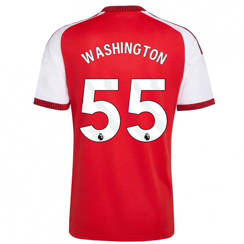 Danxen Kvinnor Marcell Washington #55 Röd Vit Svart Hemmatröja Matchtröjor 2026/27 Tröjor T-Tröja