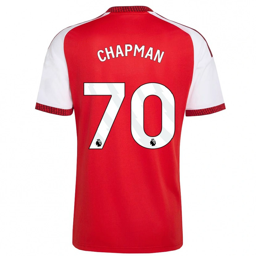 Danxen Kvinnor Samuel Chapman #70 Röd Vit Svart Hemmatröja Matchtröjor 2026/27 Tröjor T-Tröja