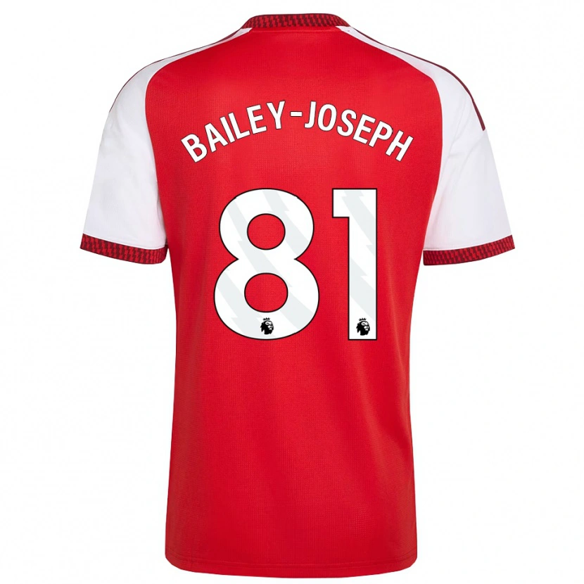 Danxen Kvinnor Brando Bailey-Joseph #81 Röd Vit Svart Hemmatröja Matchtröjor 2026/27 Tröjor T-Tröja