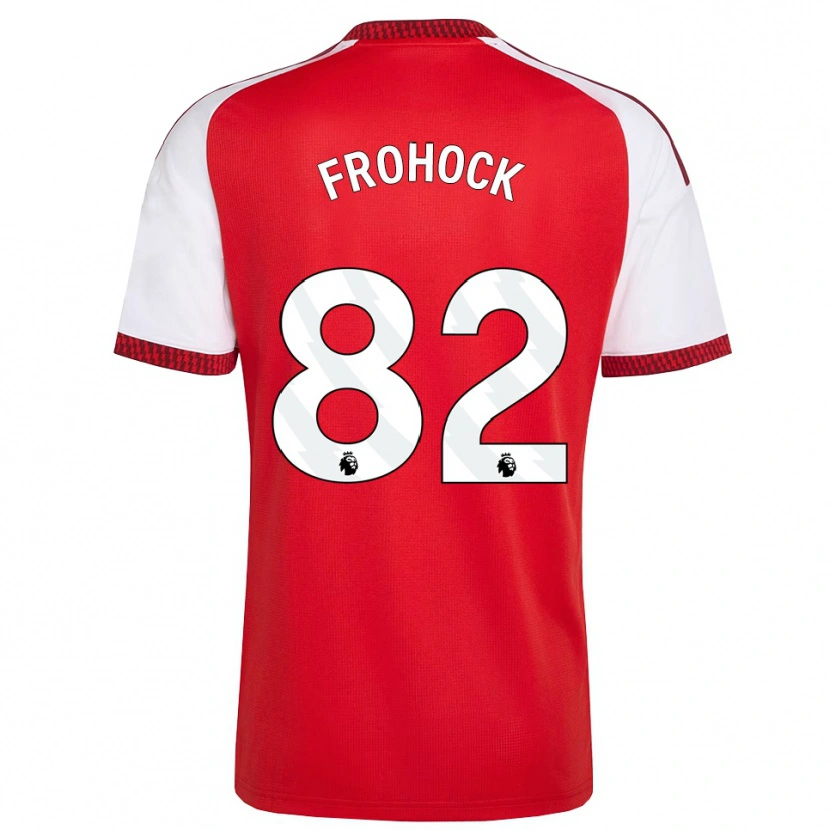 Danxen Kvinnor Marley Frohock #82 Röd Vit Svart Hemmatröja Matchtröjor 2026/27 Tröjor T-Tröja