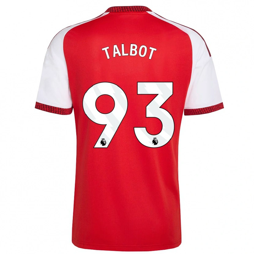 Danxen Kvinnor Jack Talbot #93 Röd Vit Svart Hemmatröja Matchtröjor 2026/27 Tröjor T-Tröja