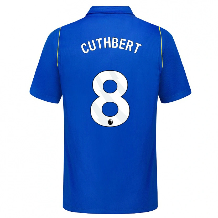 Danxen Kvinnor Erin Cuthbert #8 Blå Gul Hemmatröja Matchtröjor 2026/27 Tröjor T-Tröja