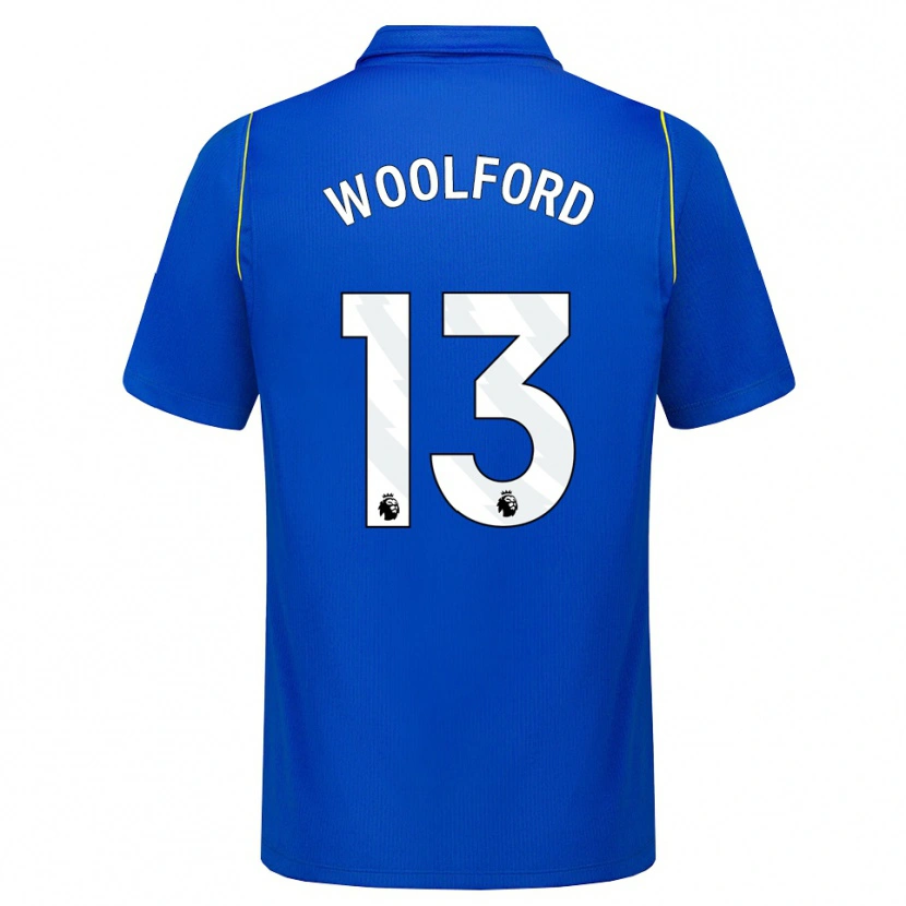 Danxen Kvinnor Aaron Woolford #13 Blå Gul Hemmatröja Matchtröjor 2026/27 Tröjor T-Tröja