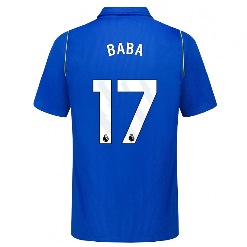 Danxen Kvinnor Abdul-Rahman Baba #17 Blå Gul Hemmatröja Matchtröjor 2026/27 Tröjor T-Tröja