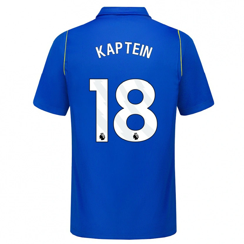 Danxen Kvinnor Wieke Kaptein #18 Blå Gul Hemmatröja Matchtröjor 2026/27 Tröjor T-Tröja
