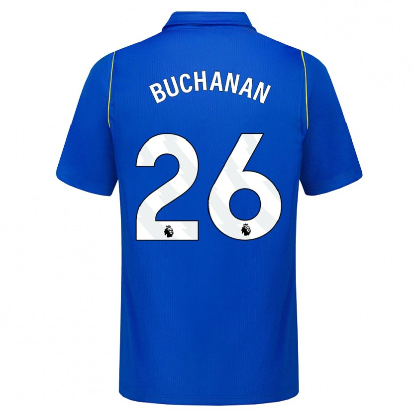 Danxen Kvinnor Kadeisha Buchanan #26 Blå Gul Hemmatröja Matchtröjor 2026/27 Tröjor T-Tröja