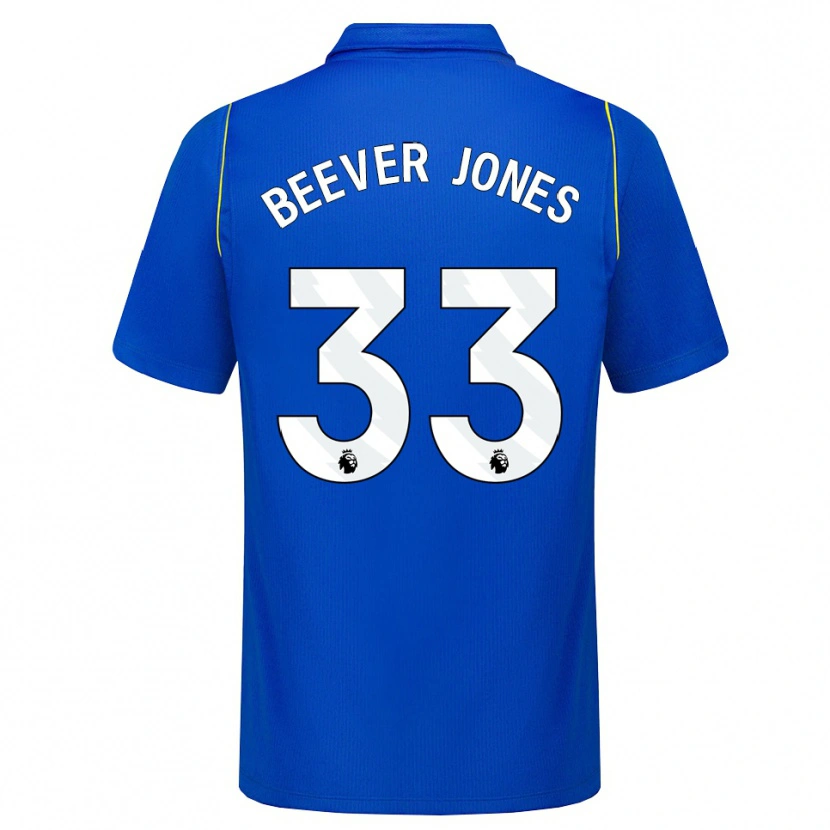 Danxen Kvinnor Aggie Beever-Jones #33 Blå Gul Hemmatröja Matchtröjor 2026/27 Tröjor T-Tröja