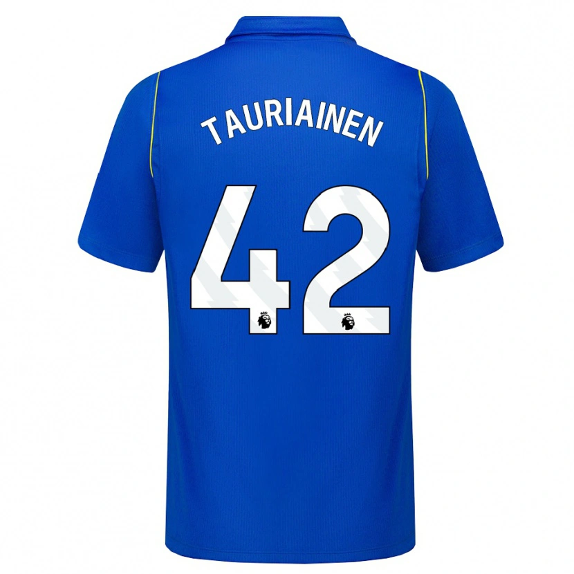 Danxen Kvinnor Jimi Tauriainen #42 Blå Gul Hemmatröja Matchtröjor 2026/27 Tröjor T-Tröja