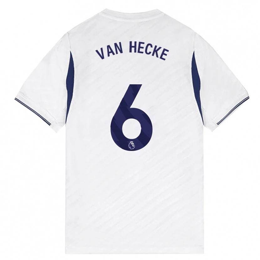 Danxen Kvinnor Jan Paul Van Hecke #6 Vit Röd Lila Hemmatröja Matchtröjor 2026/27 Tröjor T-Tröja