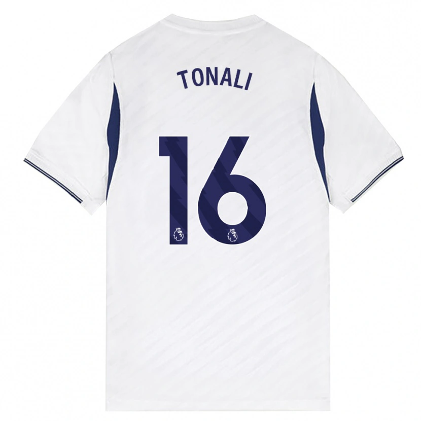 Danxen Kvinnor Sandro Tonali #16 Vit Röd Lila Hemmatröja Matchtröjor 2026/27 Tröjor T-Tröja