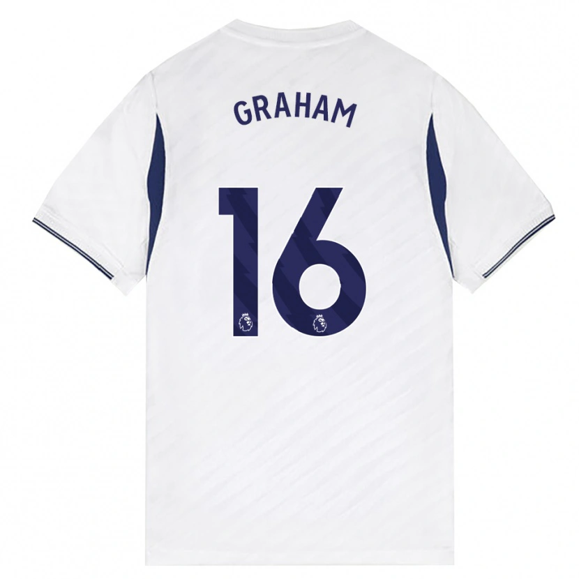 Danxen Kvinnor Kit Graham #16 Vit Röd Lila Hemmatröja Matchtröjor 2026/27 Tröjor T-Tröja