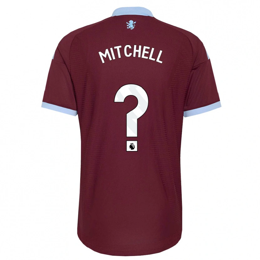 Danxen Kvinnor Curtis Mitchell #0 Kornblå Vinröd Hemmatröja Matchtröjor 2026/27 Tröjor T-Tröja