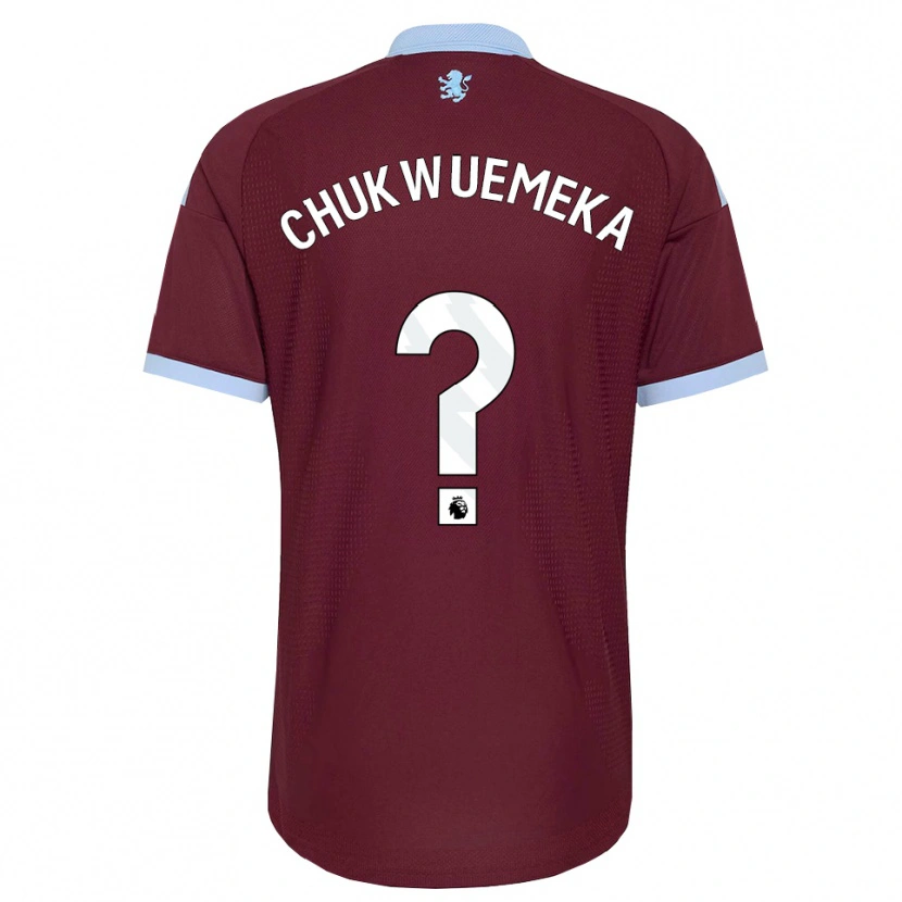 Danxen Kvinnor Caleb Chukwuemeka #0 Kornblå Vinröd Hemmatröja Matchtröjor 2026/27 Tröjor T-Tröja
