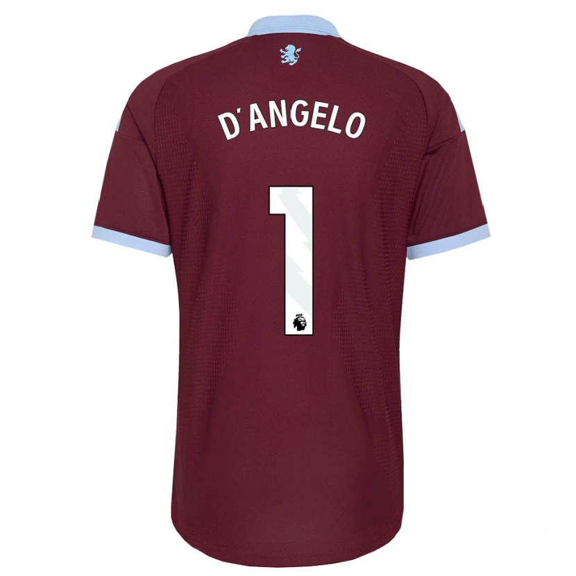 Danxen Kvinnor Sabrina D'angelo #1 Kornblå Vinröd Hemmatröja Matchtröjor 2026/27 Tröjor T-Tröja