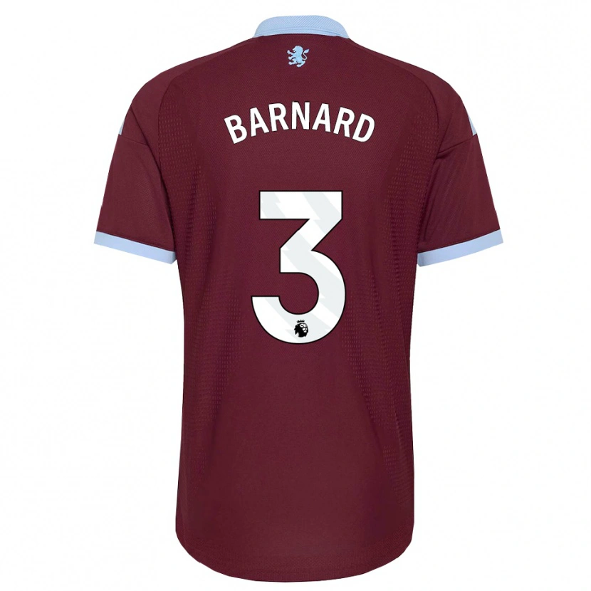Danxen Kvinnor Finlay Barnard #3 Kornblå Vinröd Hemmatröja Matchtröjor 2026/27 Tröjor T-Tröja