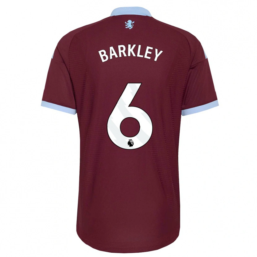 Danxen Kvinnor Ross Barkley #6 Kornblå Vinröd Hemmatröja Matchtröjor 2026/27 Tröjor T-Tröja