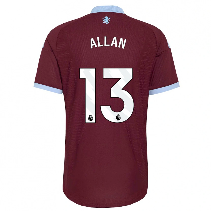 Danxen Kvinnor Jack Allan #13 Kornblå Vinröd Hemmatröja Matchtröjor 2026/27 Tröjor T-Tröja