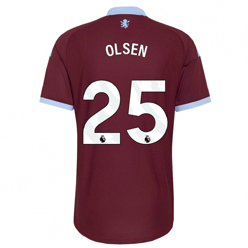 Danxen Kvinnor Robin Olsen #25 Kornblå Vinröd Hemmatröja Matchtröjor 2026/27 Tröjor T-Tröja