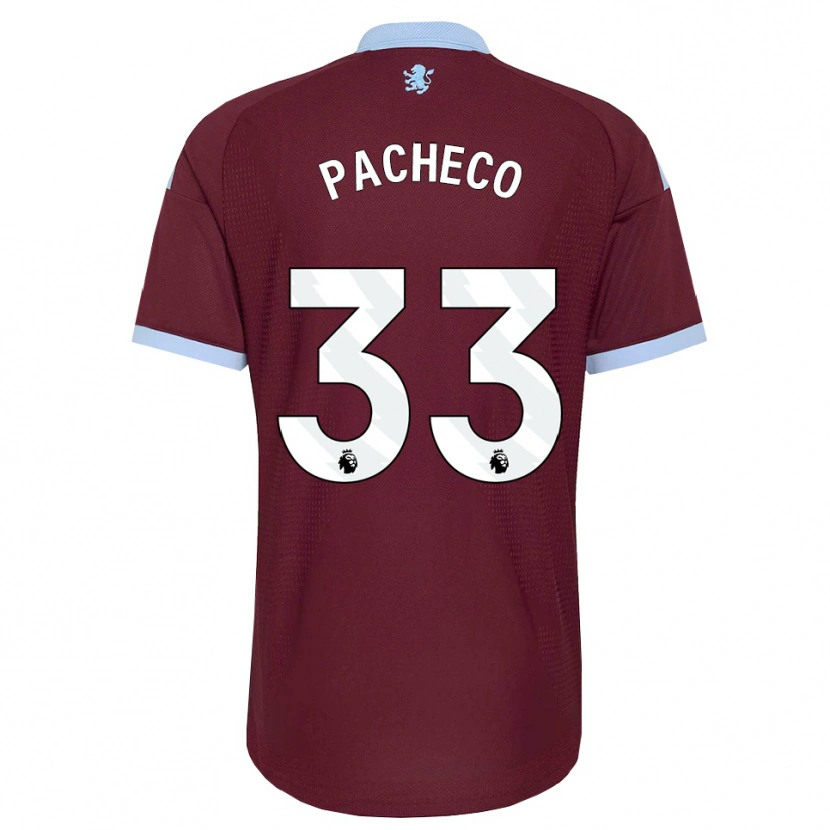 Danxen Kvinnor Maz Pacheco #33 Kornblå Vinröd Hemmatröja Matchtröjor 2026/27 Tröjor T-Tröja