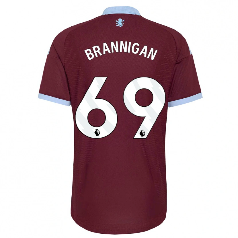 Danxen Kvinnor Cole Brannigan #69 Kornblå Vinröd Hemmatröja Matchtröjor 2026/27 Tröjor T-Tröja