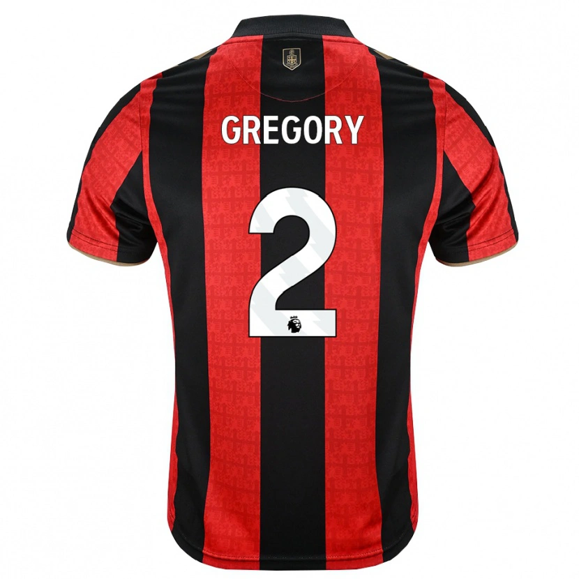 Danxen Kvinnor Karlos Gregory #2 Gyllene Röd Svart Hemmatröja Matchtröjor 2026/27 Tröjor T-Tröja