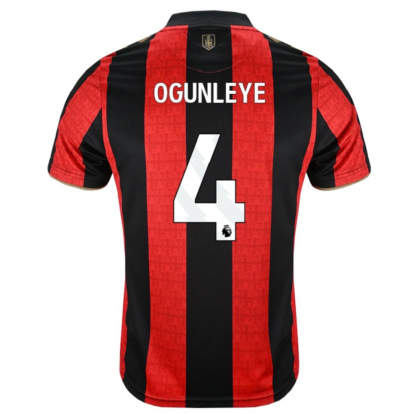 Danxen Kvinnor Malachi Ogunleye #4 Gyllene Röd Svart Hemmatröja Matchtröjor 2026/27 Tröjor T-Tröja