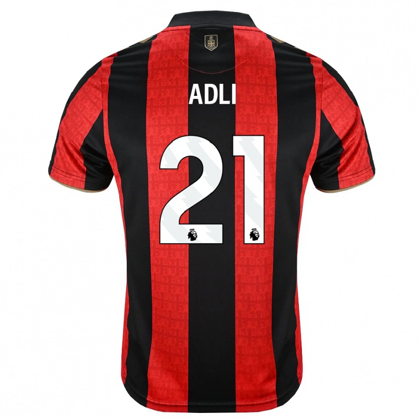 Danxen Kvinnor Amine Adli #21 Gyllene Röd Svart Hemmatröja Matchtröjor 2026/27 Tröjor T-Tröja