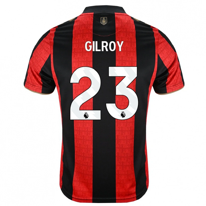 Danxen Kvinnor Chloe Gilroy #23 Gyllene Röd Svart Hemmatröja Matchtröjor 2026/27 Tröjor T-Tröja
