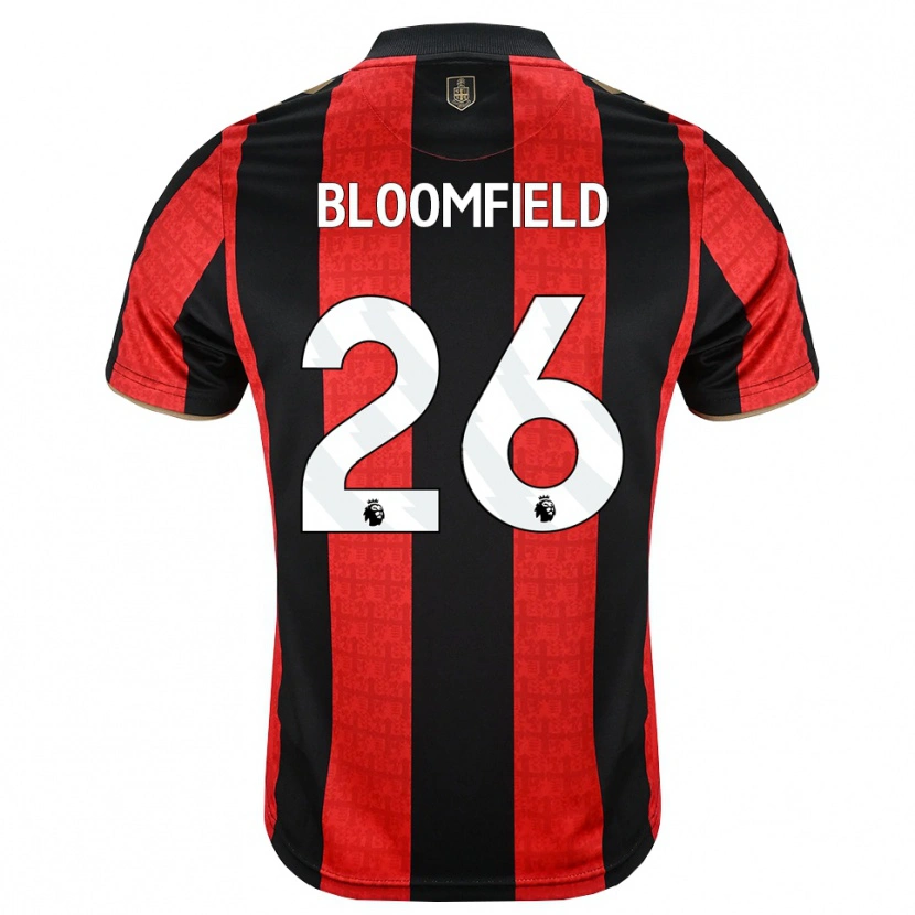 Danxen Kvinnor Erin Bloomfield #26 Gyllene Röd Svart Hemmatröja Matchtröjor 2026/27 Tröjor T-Tröja