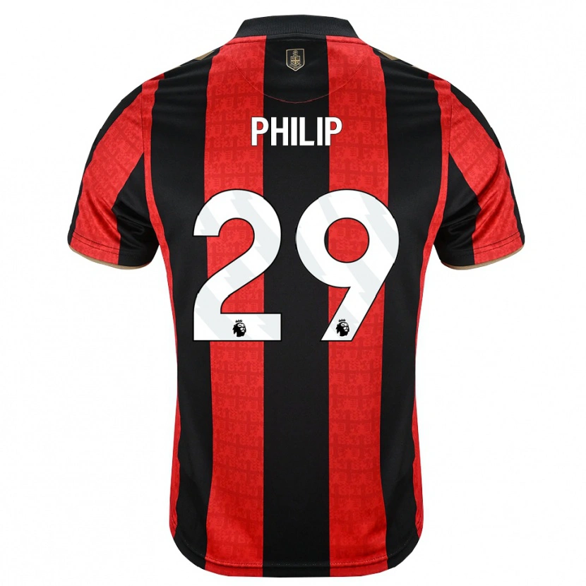Danxen Kvinnor Philip Billing #29 Gyllene Röd Svart Hemmatröja Matchtröjor 2026/27 Tröjor T-Tröja