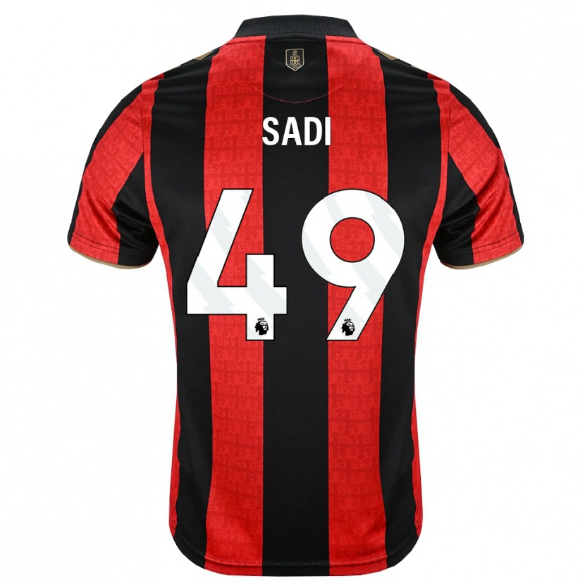Danxen Kvinnor Dominic Sadi #49 Gyllene Röd Svart Hemmatröja Matchtröjor 2026/27 Tröjor T-Tröja