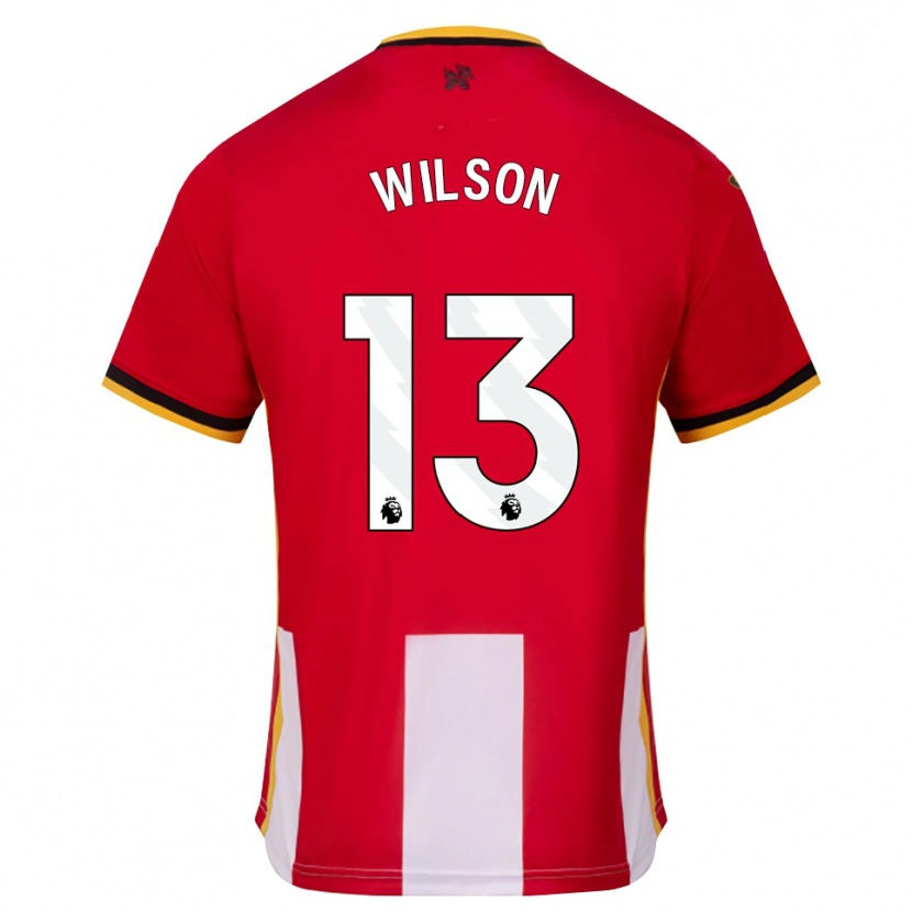 Danxen Kvinnor Callum Wilson #13 Gul Svart Röd Hemmatröja Matchtröjor 2026/27 Tröjor T-Tröja