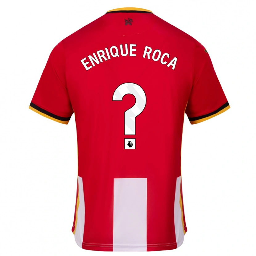 Danxen Kvinnor Enrique Roca #0 Gul Svart Röd Hemmatröja Matchtröjor 2026/27 Tröjor T-Tröja
