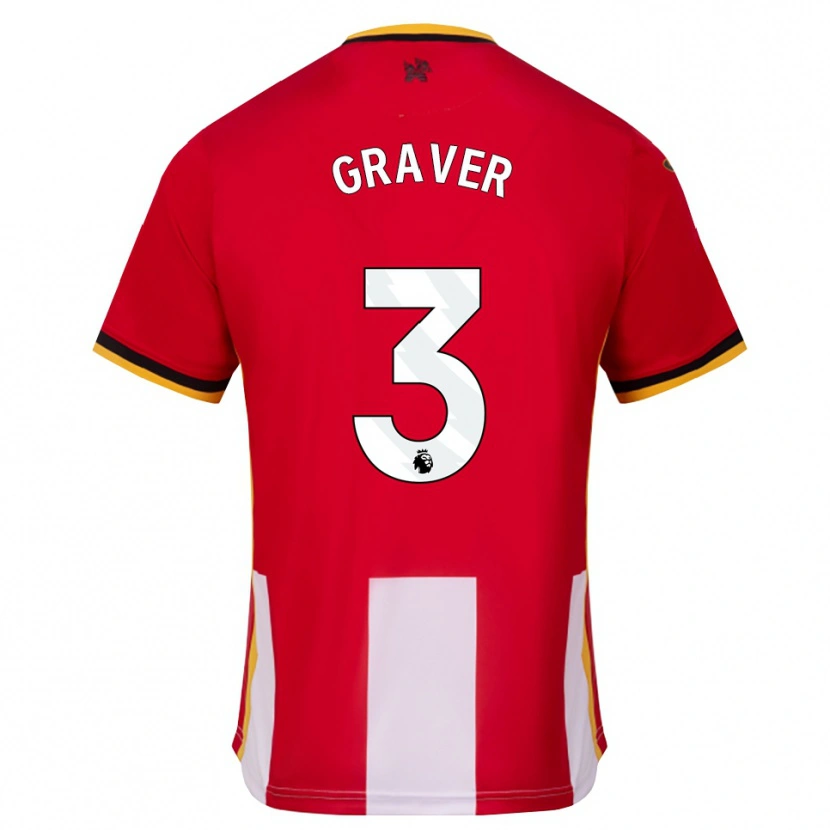 Danxen Kvinnor Regan Graver #3 Gul Svart Röd Hemmatröja Matchtröjor 2026/27 Tröjor T-Tröja