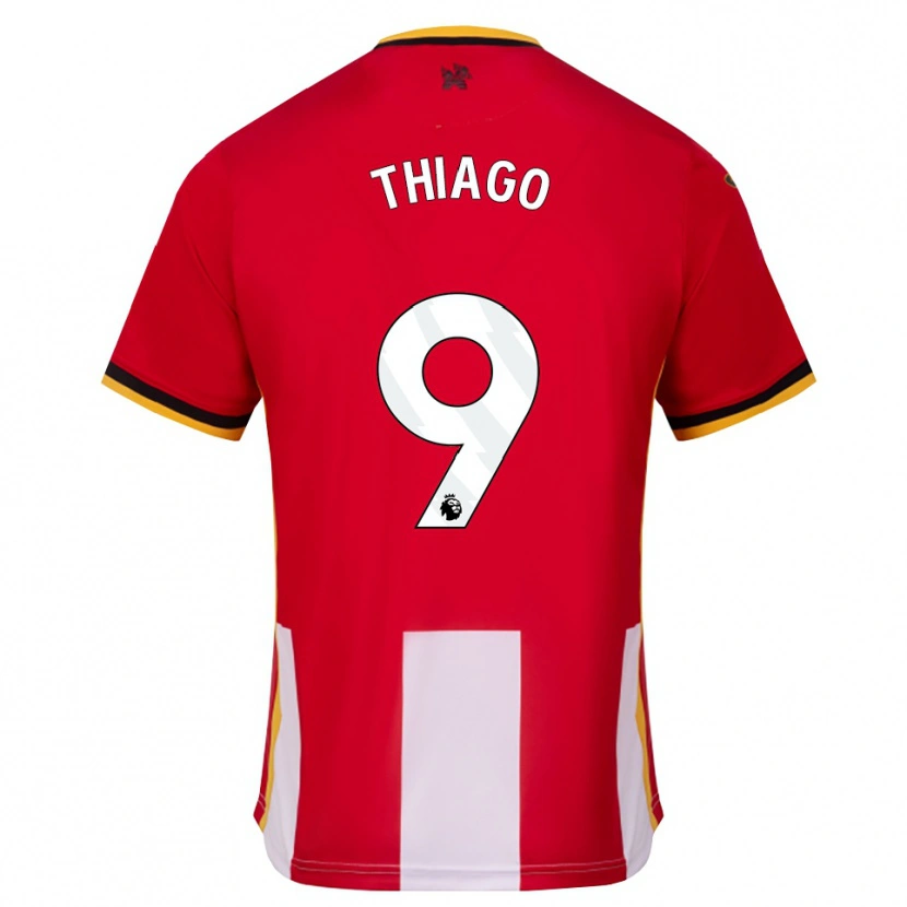 Danxen Kvinnor Igor Thiago #9 Gul Svart Röd Hemmatröja Matchtröjor 2026/27 Tröjor T-Tröja