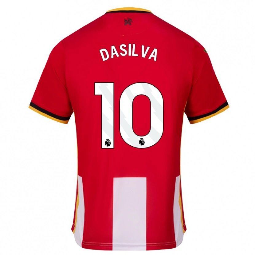 Danxen Kvinnor Josh Dasilva #10 Gul Svart Röd Hemmatröja Matchtröjor 2026/27 Tröjor T-Tröja