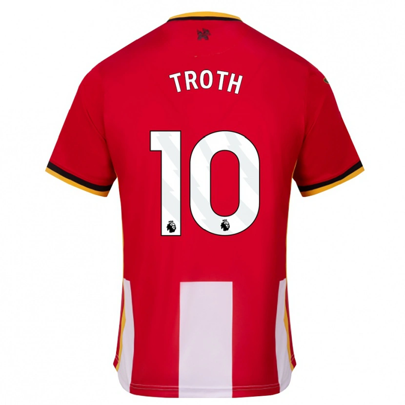 Danxen Kvinnor Sophie Troth #10 Gul Svart Röd Hemmatröja Matchtröjor 2026/27 Tröjor T-Tröja