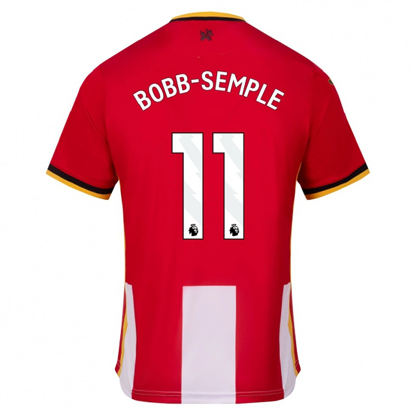 Danxen Kvinnor Domeiro Bobb-Semple #11 Gul Svart Röd Hemmatröja Matchtröjor 2026/27 Tröjor T-Tröja